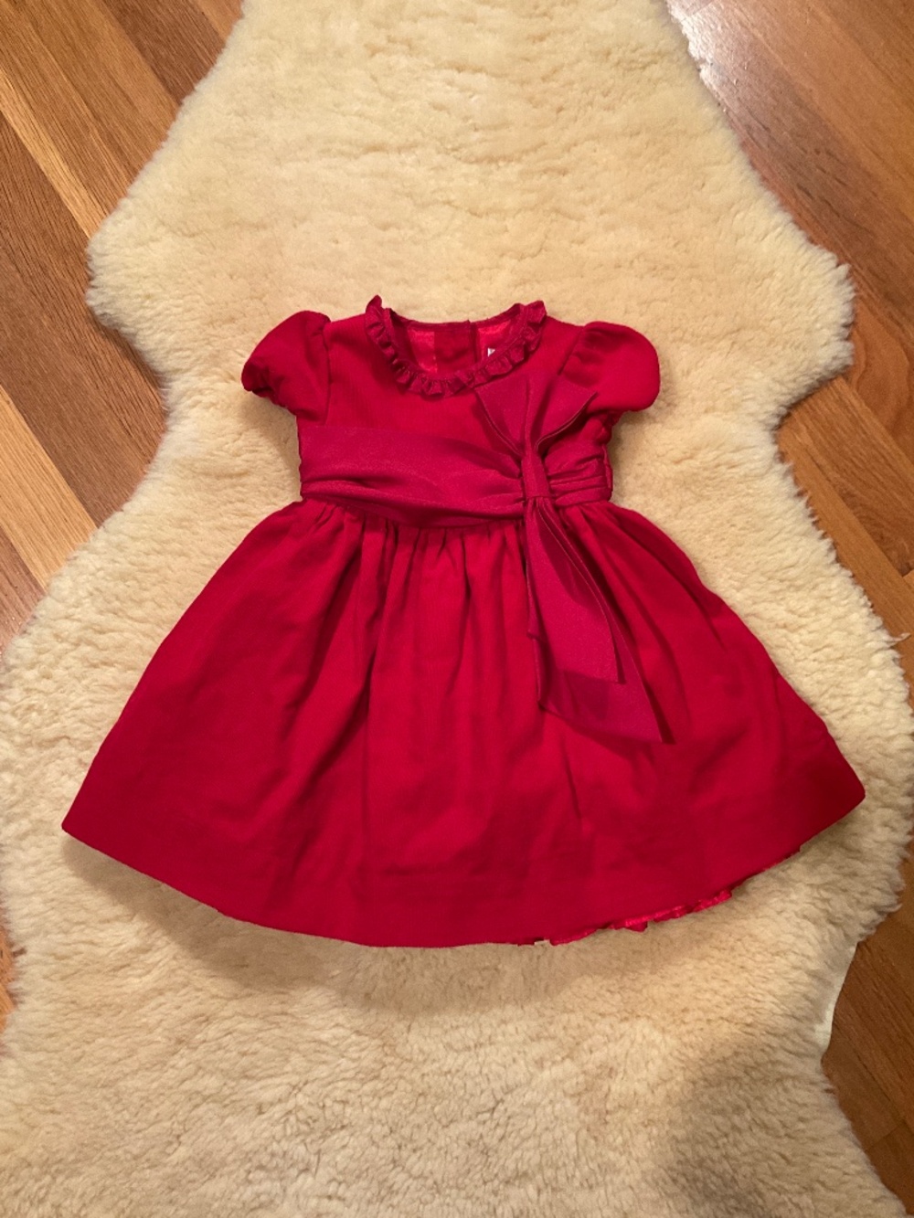 Ralph Lauren red holiday Christmas dress